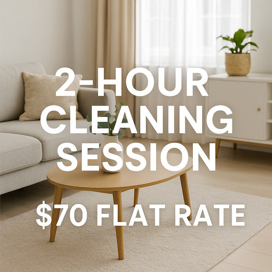 2-Hour Cleaning Session – Standard Package